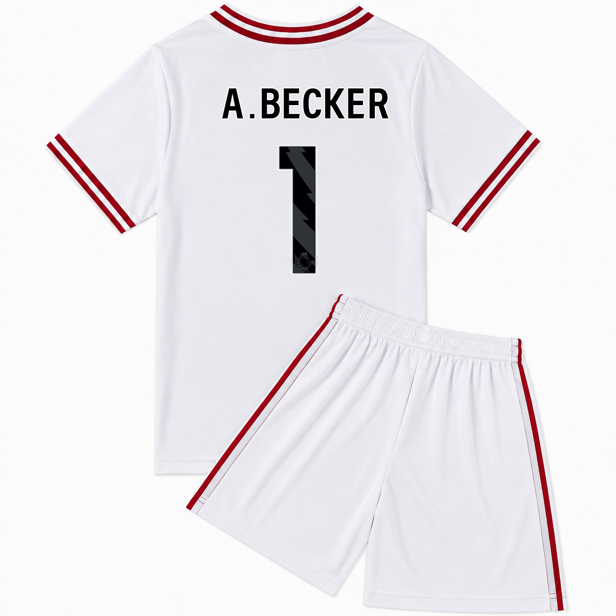 26/27 Alisson Becker #1 Team Away Youth Soccer Jersey