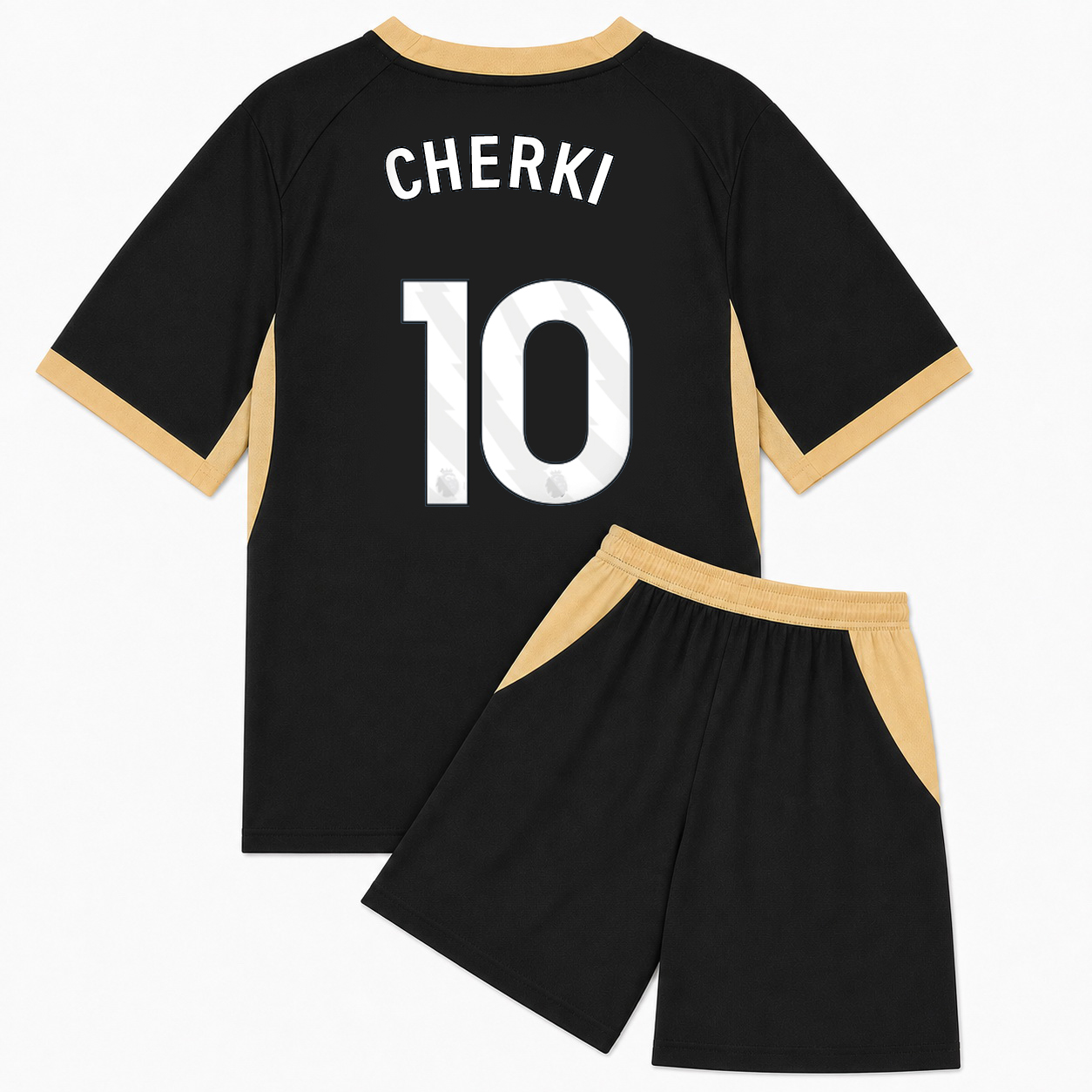 26/27 Rayan Cherki #10 Team Away Youth Soccer Jersey