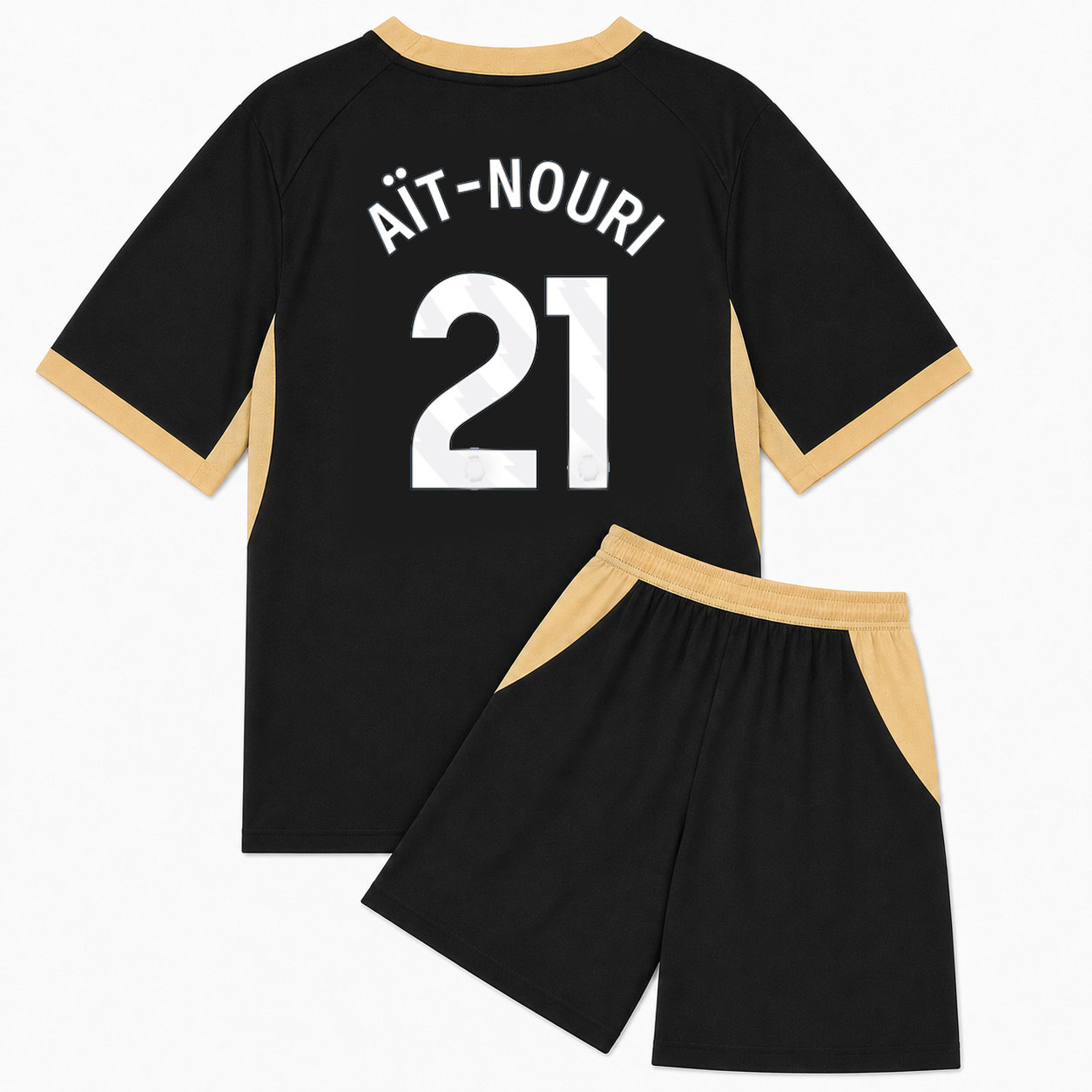 26/27 Rayan Ait-Nouri #21 Team Away Youth Soccer Jersey