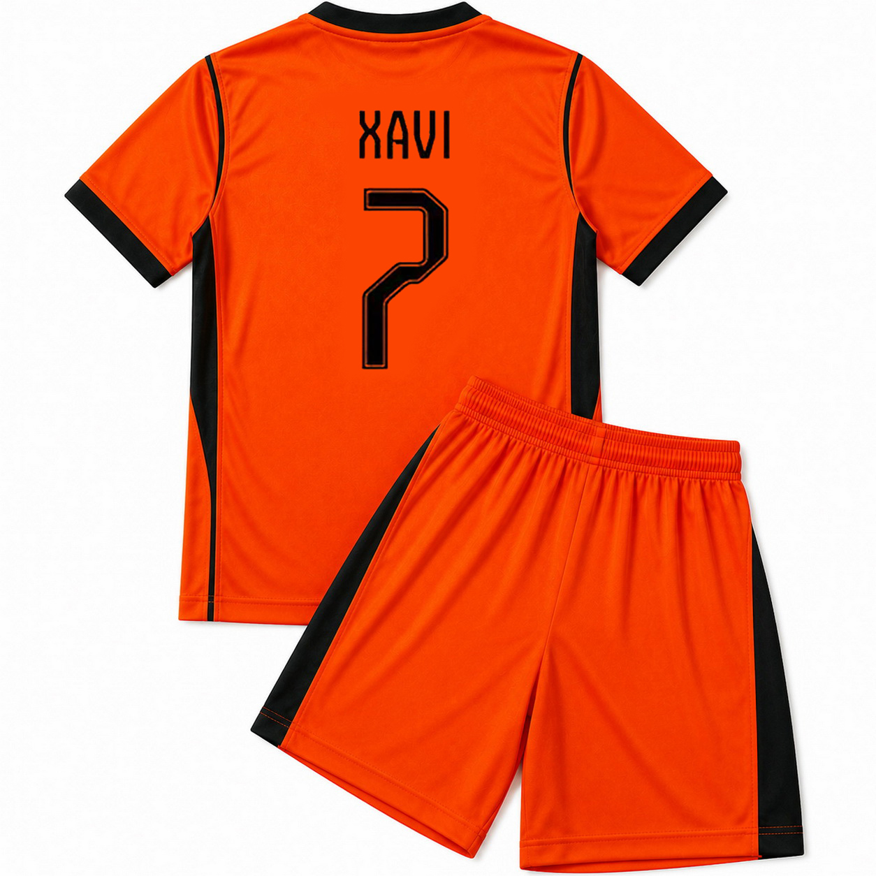2026 Xavi Simons #7 Netherlands Home Youth Soccer Jersey