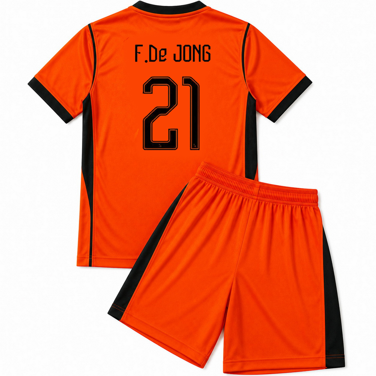 2026 Frenkie de Jong #21 Netherlands Home Youth Soccer Jersey