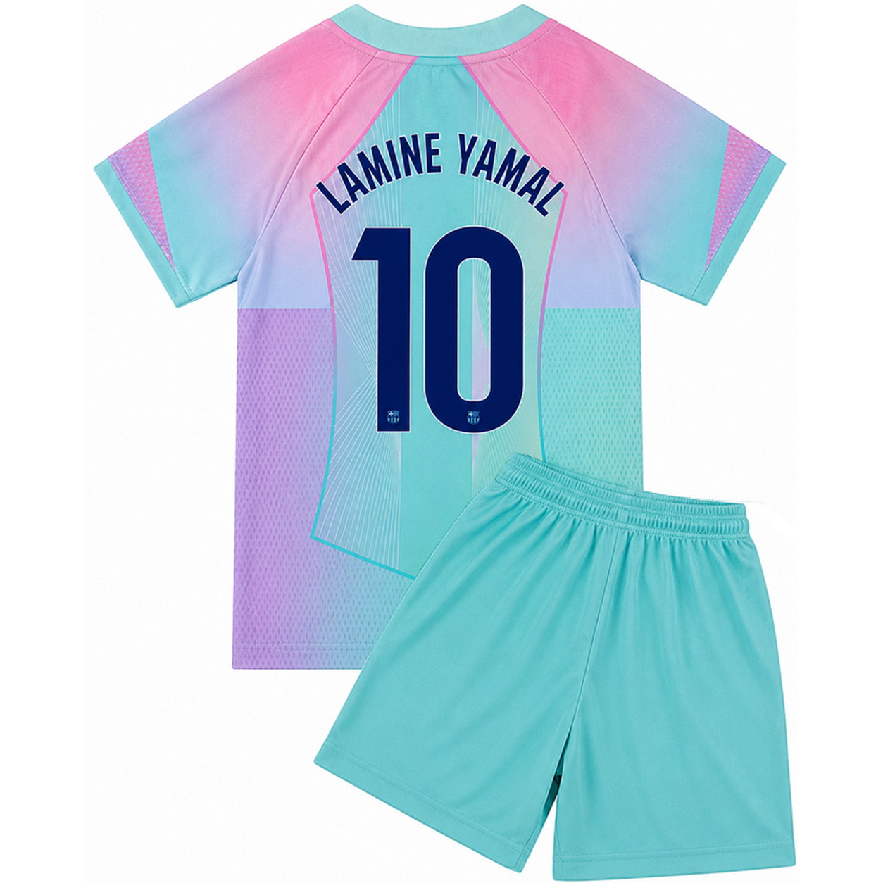 25/26 Lamine Yamal #10 Team Green Youth Soccer Jersey