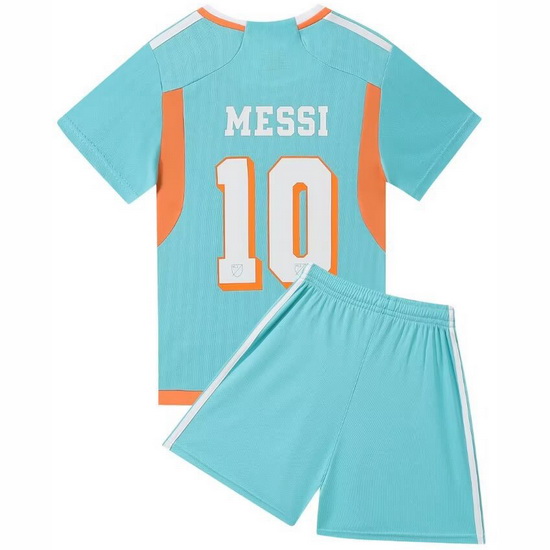 24/25 Lionel Messi #10 Green Team Third Youth Soccer Shirt