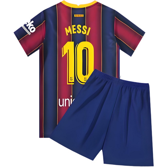 20/21 Lionel Messi #10 Blue Team Home Youth Soccer Shirt