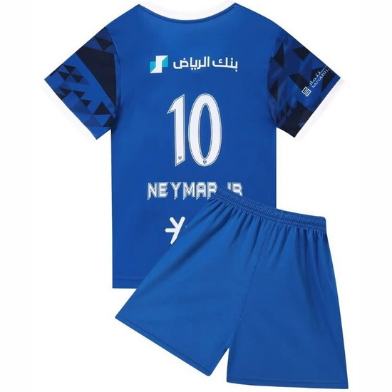 24/25 Neymar #10 Blue Team Home Youth Soccer Shirt
