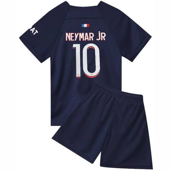 23/24 Neymar #10 Navy Team Home Youth Soccer Shirt
