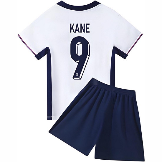 2024 Harry Kane #9 White England Home Youth Soccer Shirt