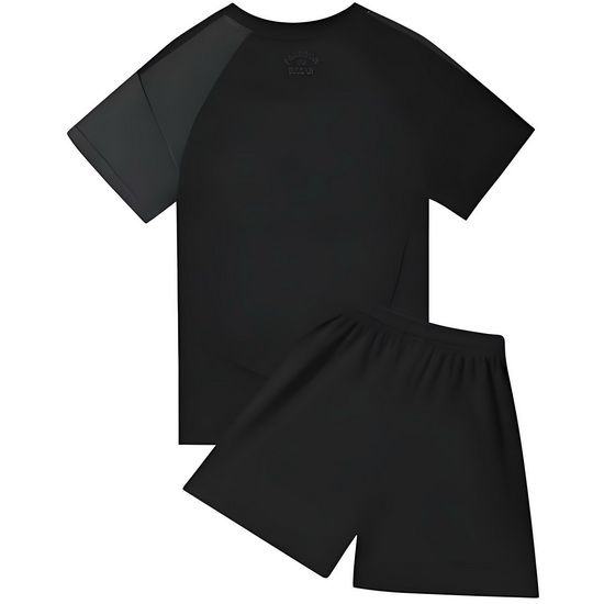 2025 Blank Black Team Away Youth Soccer Jersey
