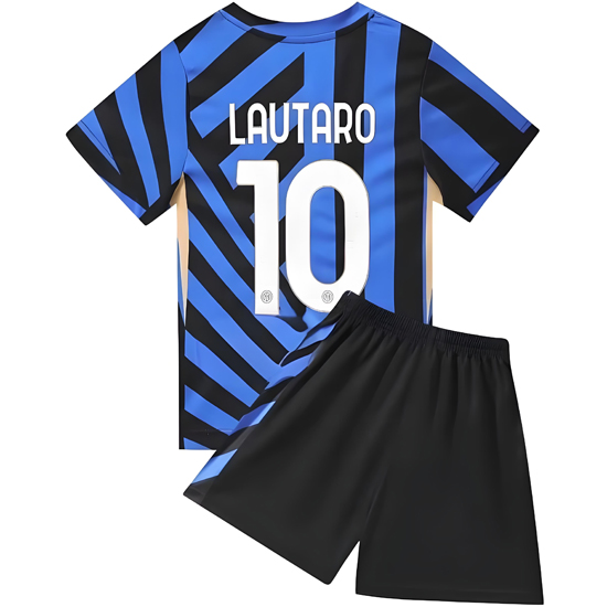 24/25 Lautaro Martinez #10 Blue Team Home Youth Soccer Shirt