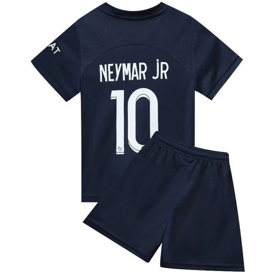 22/23 Neymar Jr #10 Blue Team Home Kids Soccer Shirt