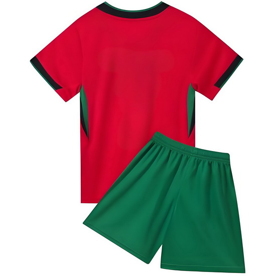 2024 Portugal Red Team Home Youth Soccer Shirt