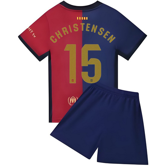 24/25 Andreas Christensen #15 Blue/Garnet Team Home Youth Shirt