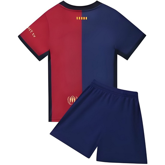 24/25 Blank Blue/Garnet Team Home Soccer Shirt for Girls Boys