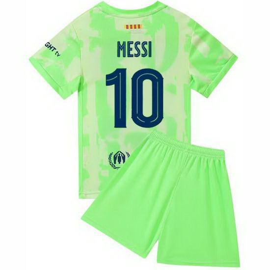 24/25 Lionel Messi #10 Minty Green Team Third Youth Shirt