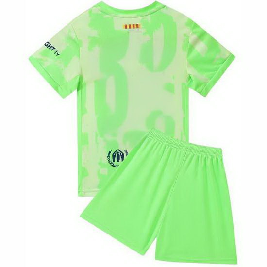 24/25 Blank Minty Green Team Third Soccer Shirt for Girls Boys