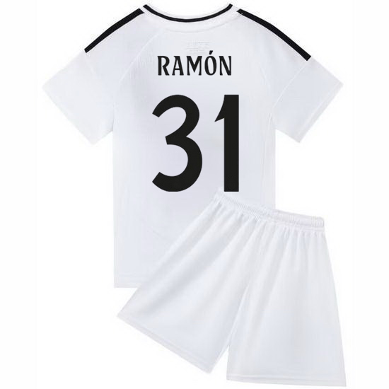 24/25 Jacobo Ramon #31 White Team Home Youth Soccer Shirt