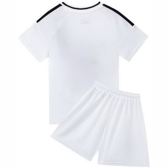 24/25 Blank White Team Home Soccer Jersey for Boys Girls