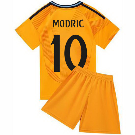 24/25 Luka Modric #10 Orange Team Away Youth Soccer Shirt