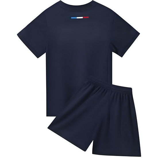 24/25 Blank Red/Blue Team Home Soccer Shirt for Girls Boys