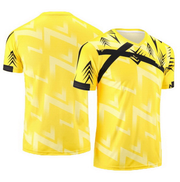 Yellow Sports Soccer Jersey Team Third Shirt for Men