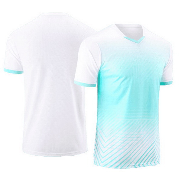 White Away Soccer Jersey Sports Team Training Men's Shirt