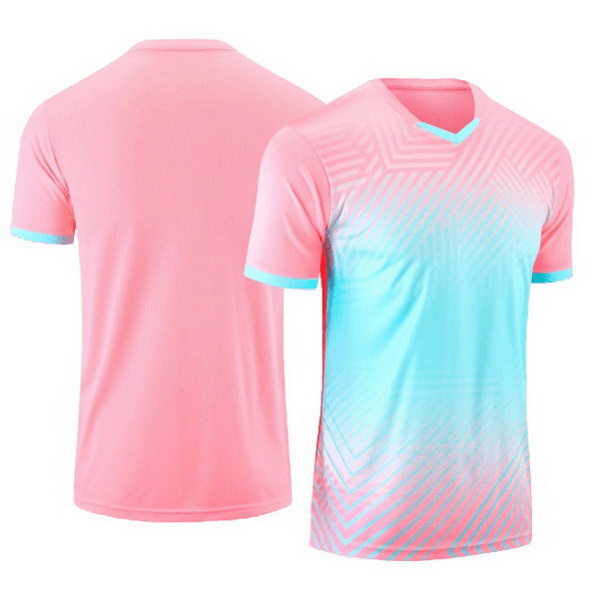 Pink/Teal Soccer Jersey Sports Team Third Shirt for Men