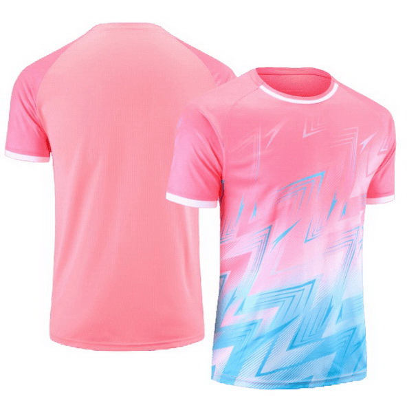 Pink/Blue Soccer Jersey Sports Team Training Away Shirt