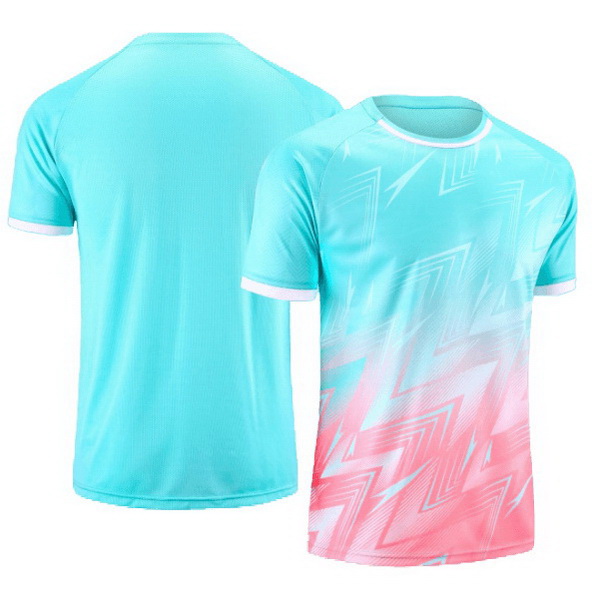 Teal/Pink Sports Soccer Jersey Team Home Shirt for Men