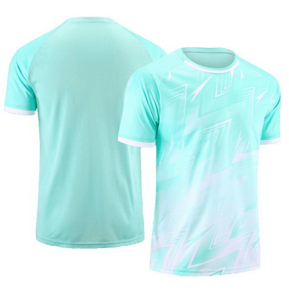 Teal/White Soccer Jersey Sports Team Training Home Shirt