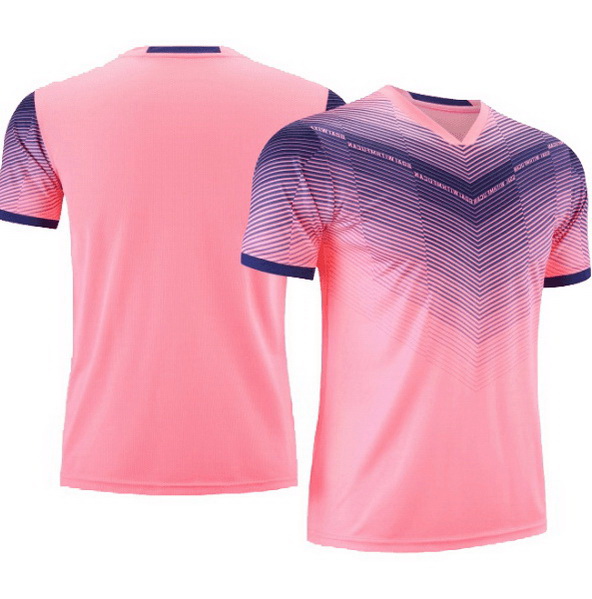 Pink Soccer Jersey Team Sports Training Third Kids Shirt