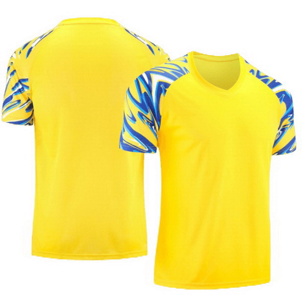 Yellow Soccer Jersey Sports Team Home Shirt for Boy Girl