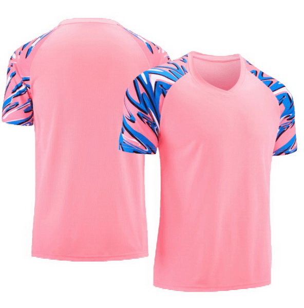 Pink Home Sports Soccer Jersey Team Training Kids Shirt