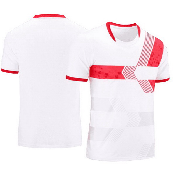 White Sports Soccer Jersey Team Third Shirt for Boy Girl
