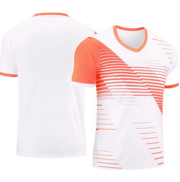 White Team Soccer Jersey Sports Training Home Kids Shirt