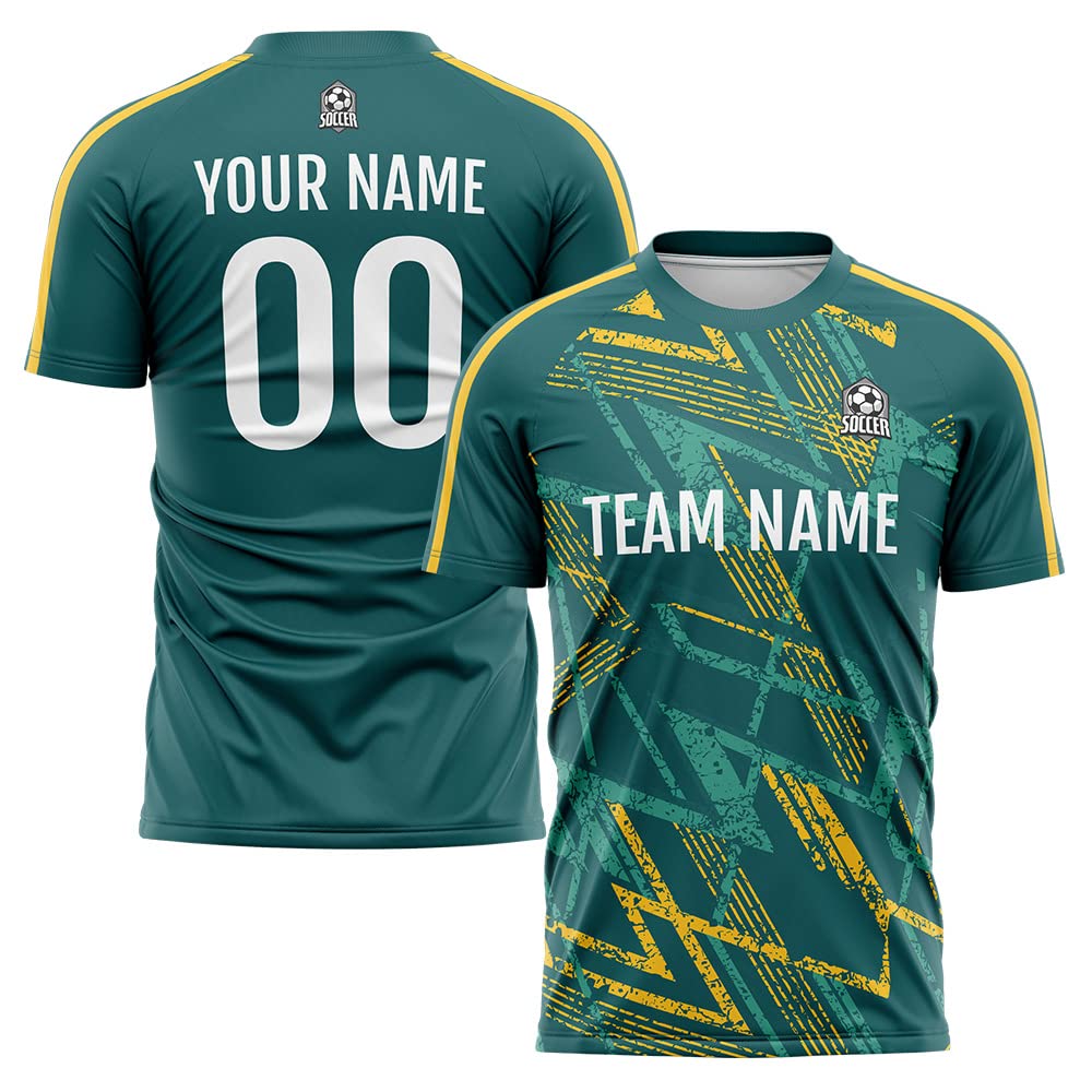 Custom Soccer Jersey Green I Fashion Personalized Team Shirt