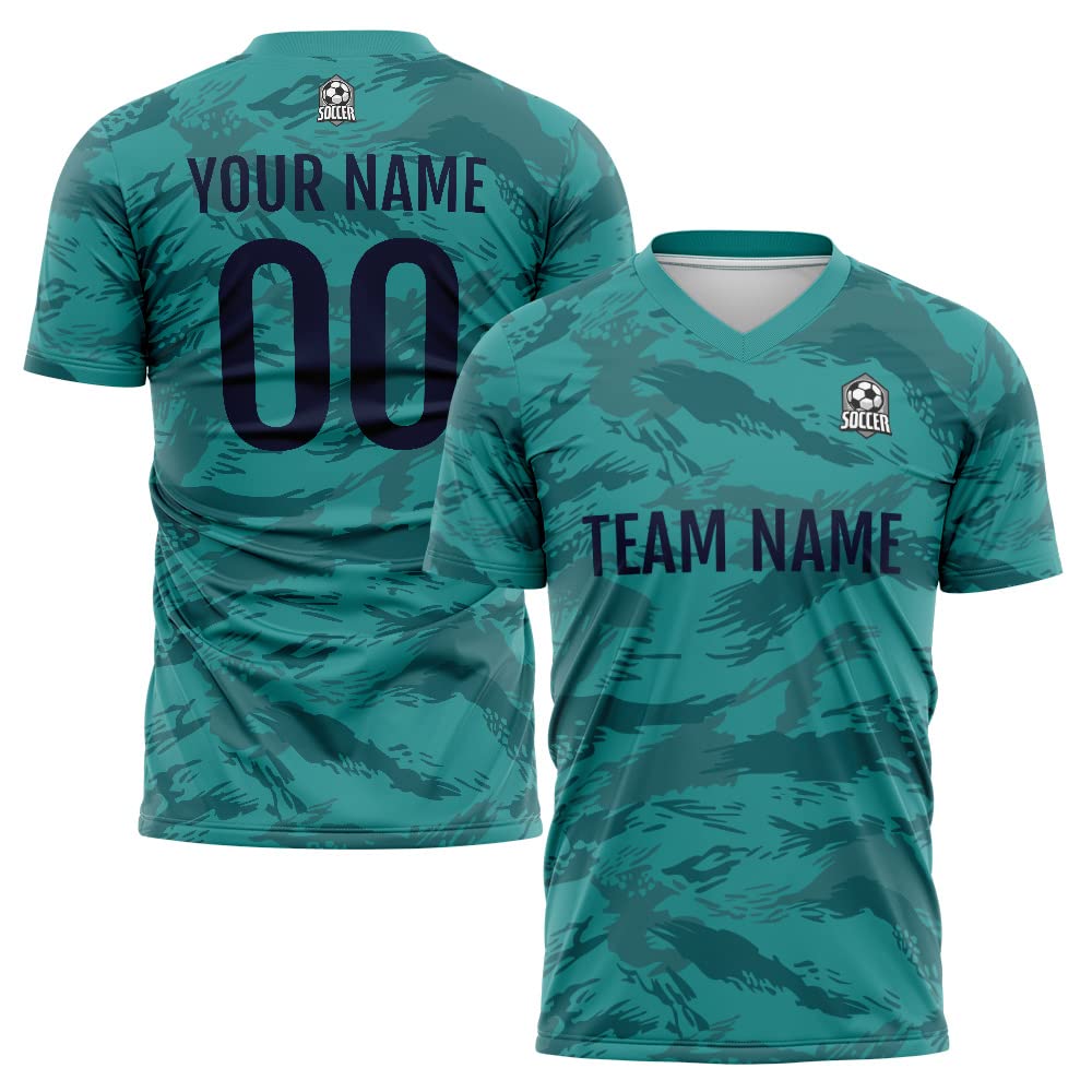 Custom Soccer Jersey Green F Fashion Personalized Team Shirt